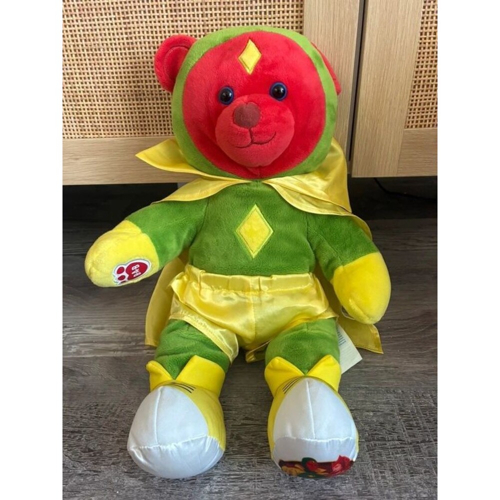 Build-A-Bear Marvel Vision Plush Avengers Superhero Bear
